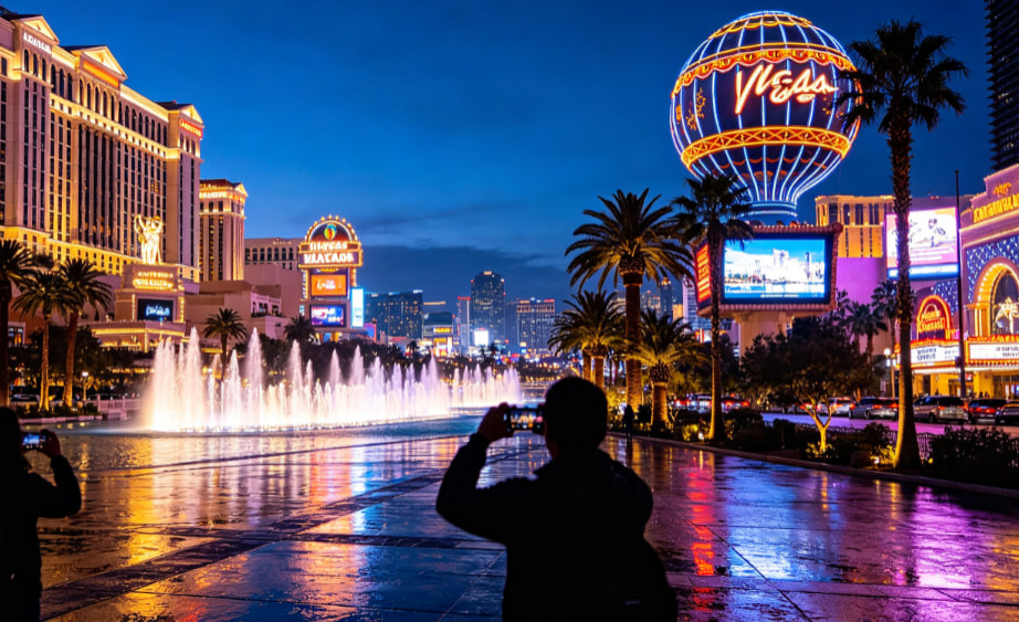 Las Vegas Strip de noche